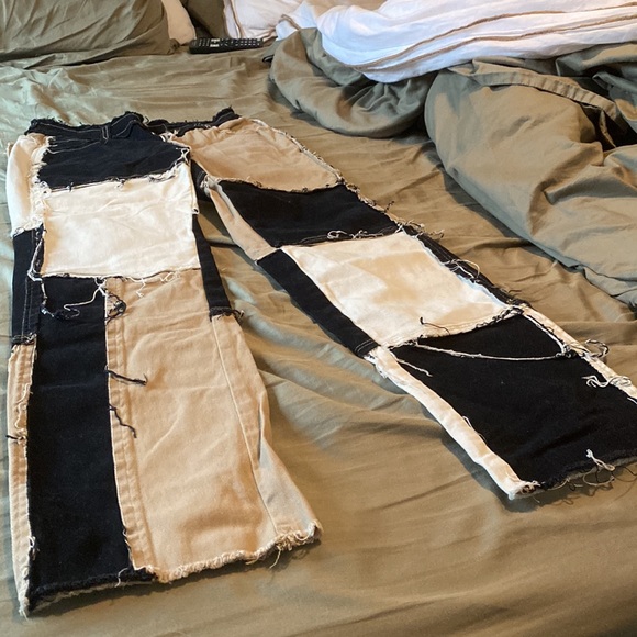 Multicolored Patchwork Jeans - Picture 2 of 4